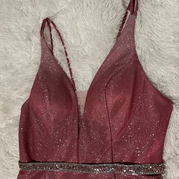 Prom dress pink to silver ombre - Picture 5 of 5